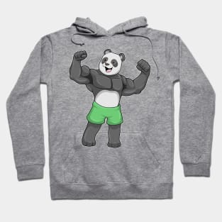 Panda as Bodybuilder at Bodybuilding Hoodie